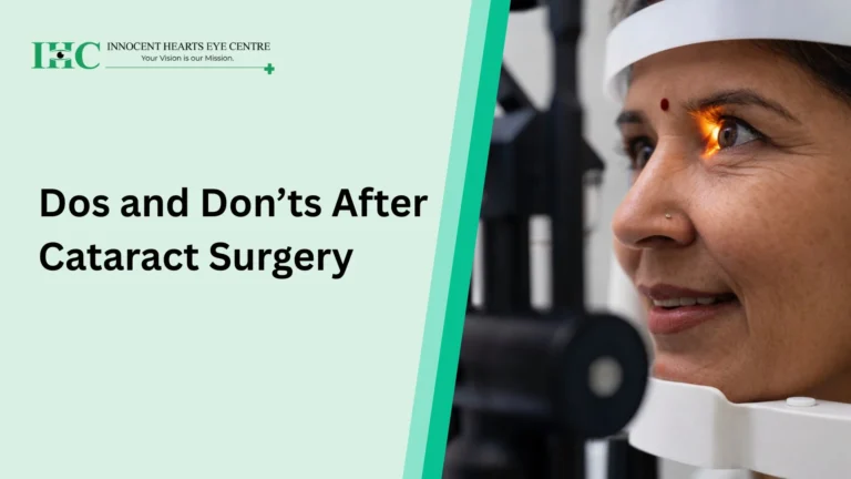 Dos and Don’ts After Cataract Surgery: A Guide to a Smooth Recovery