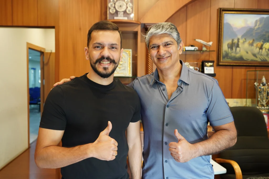 This Diwali and Beyond: How I, Dr. Rohan Bowry, Went Glasses-Free and Why You Should Too 3 Dr Rohan with his Guru Dr. Shri Ganesh