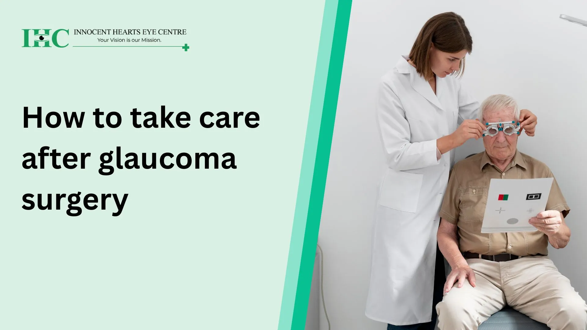 How to take care after glaucoma surgery
