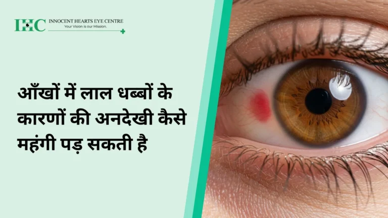 आँखों में लाल धब्बों के कारणों की अनदेखी कैसे महंगी पड़ सकती है