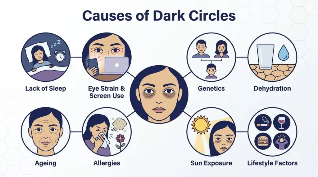 causes of dark circles